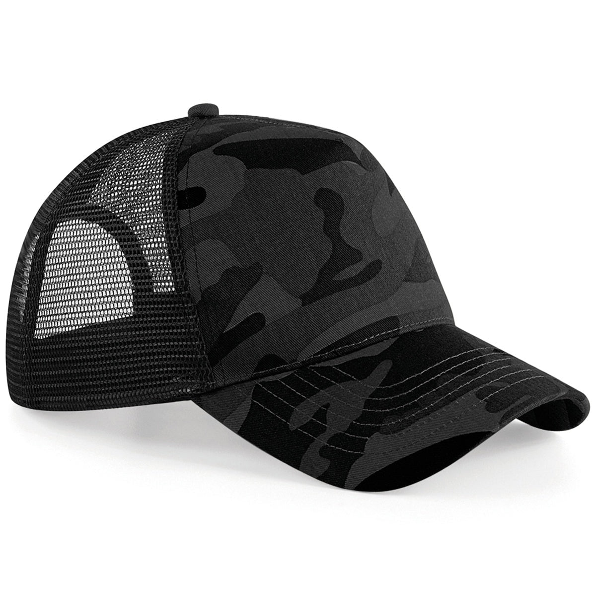 Camo snapback trucker