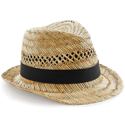 Straw summer trilby