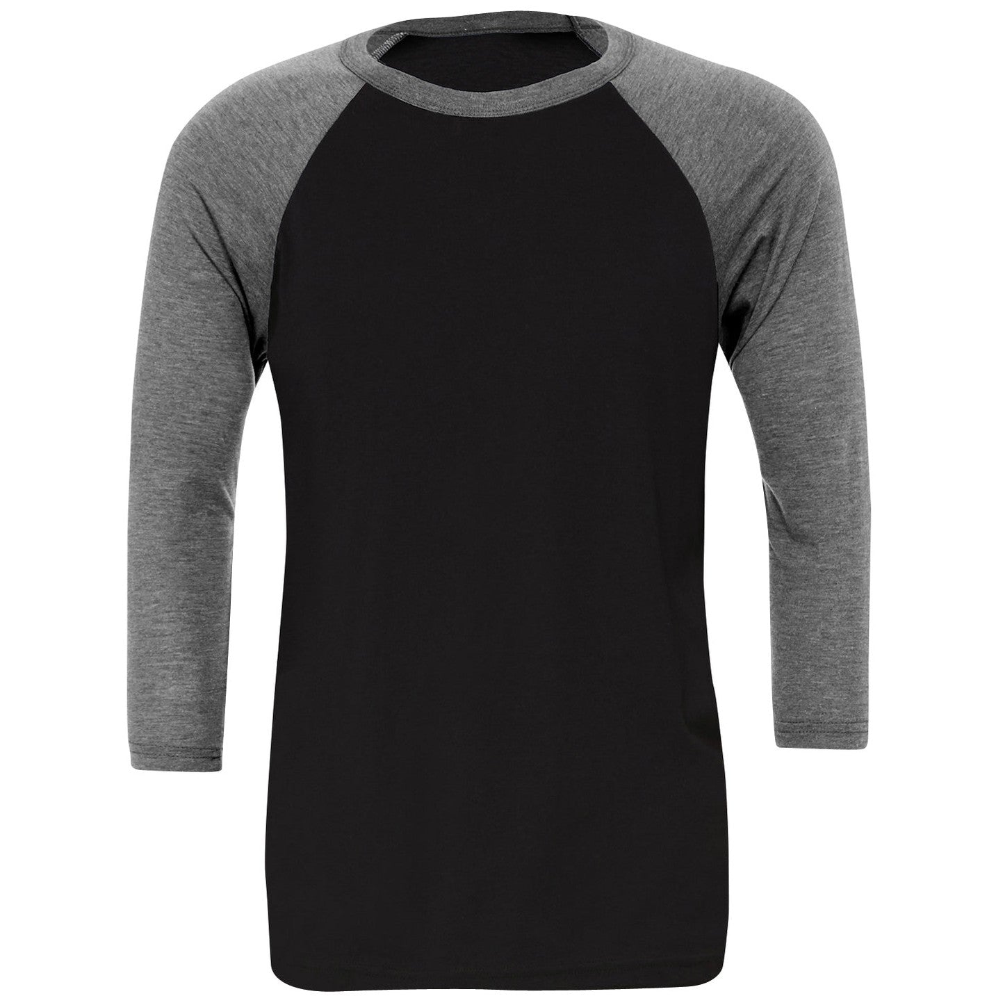 Unisex triblend ¾ sleeve baseball t-shirt
