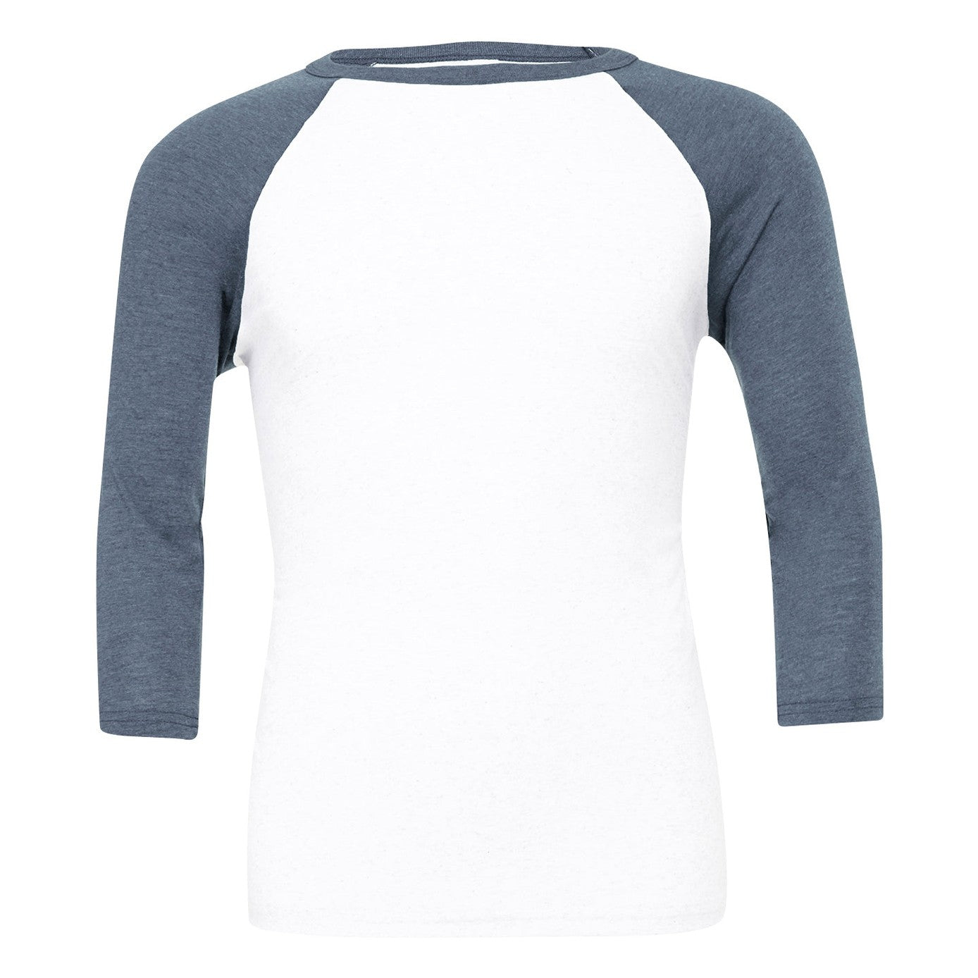 Unisex triblend ¾ sleeve baseball t-shirt