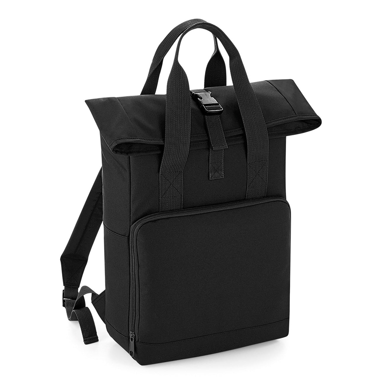 Twin handle roll-top backpack