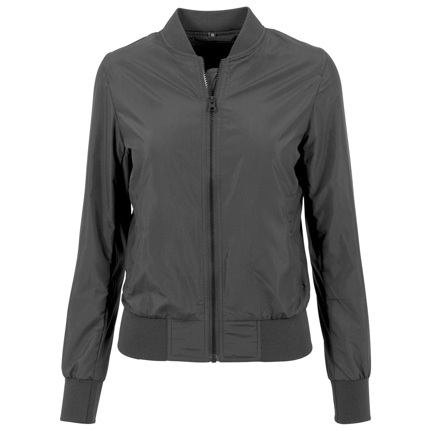 Women's nylon bomber jacket
