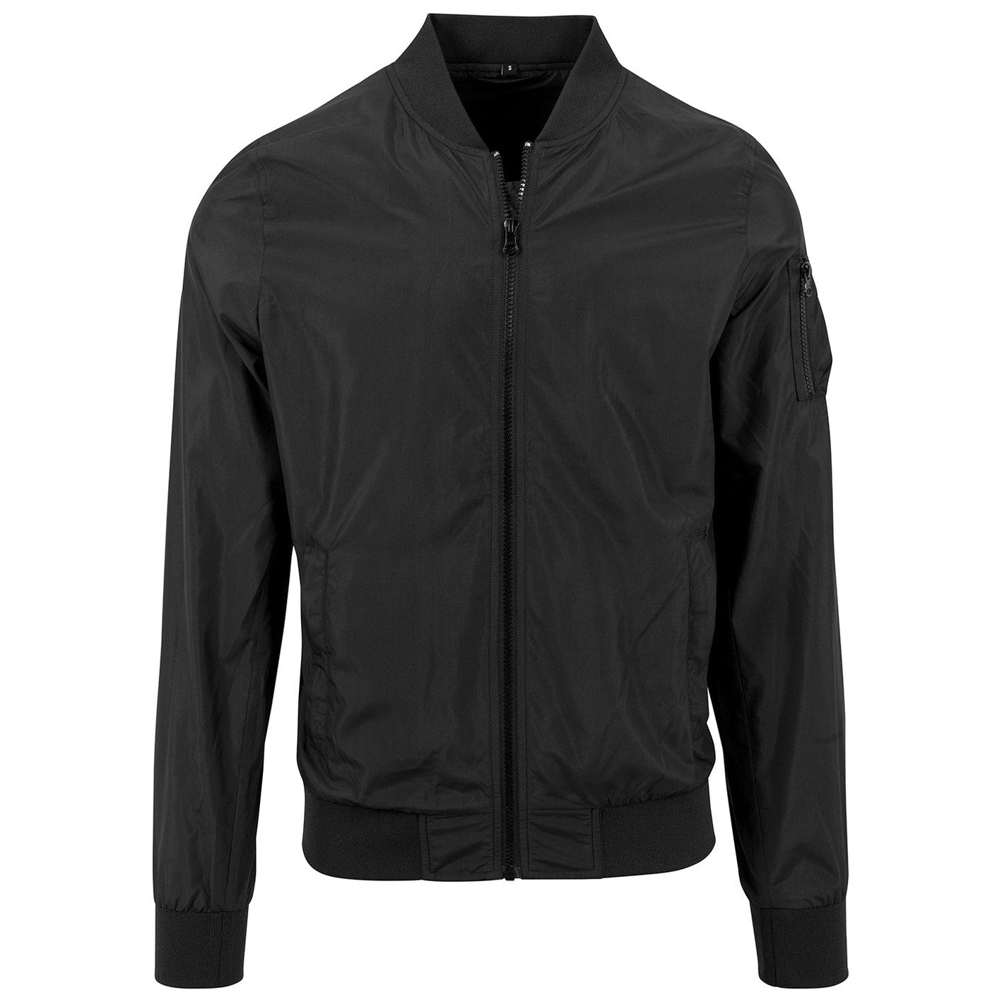 Nylon bomber jacket