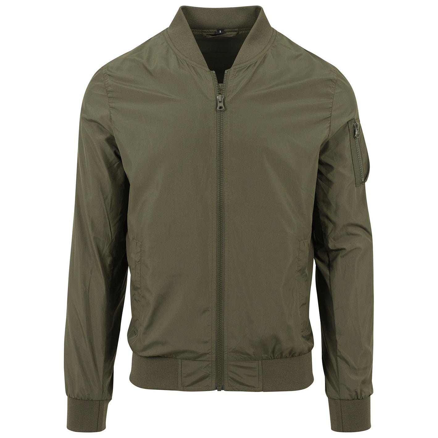 Nylon bomber jacket