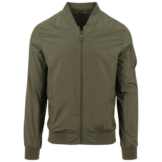 Nylon bomber jacket