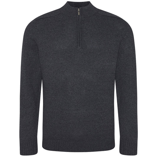 Wakhan ¼ regen zip knit sweater