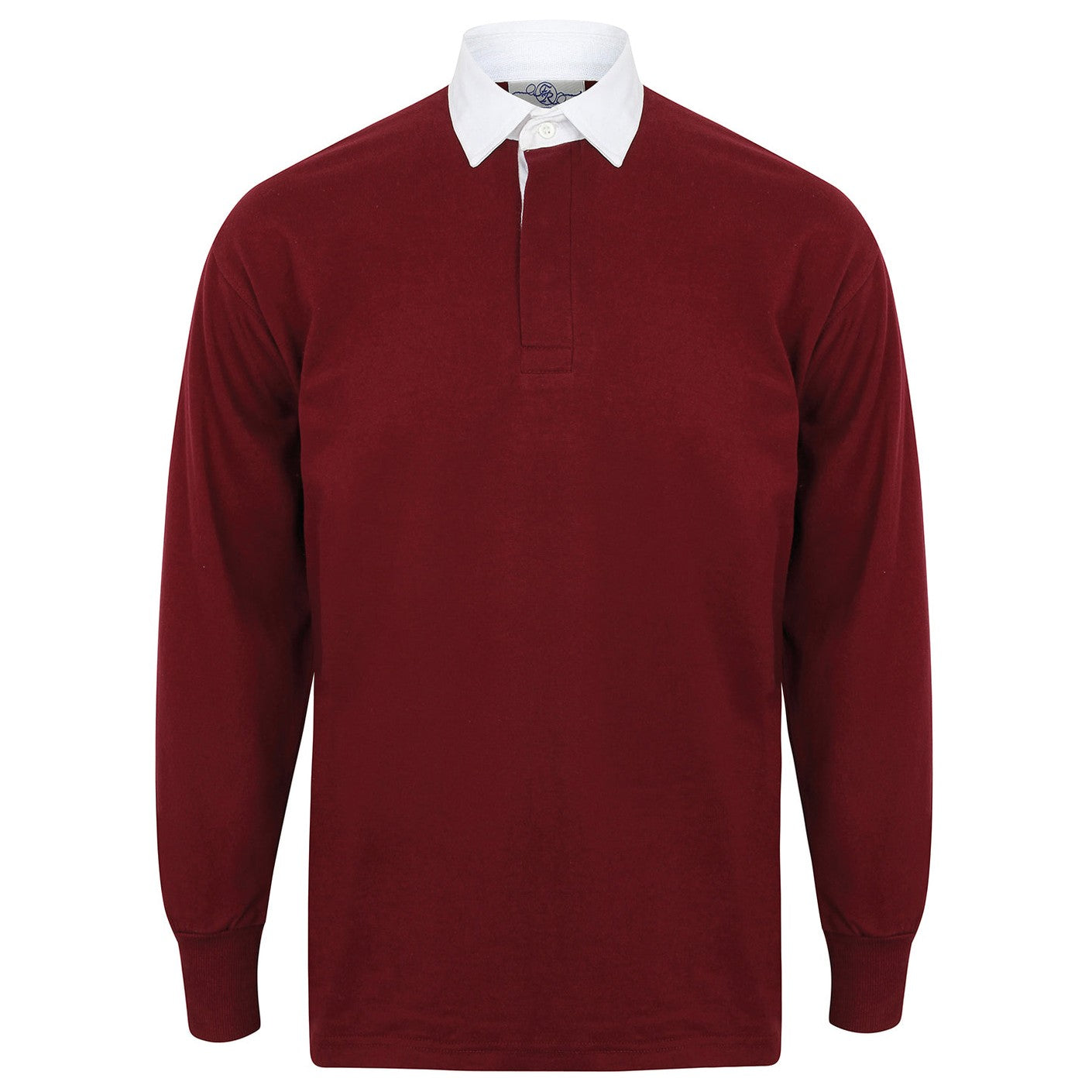 Long sleeve plain rugby shirt