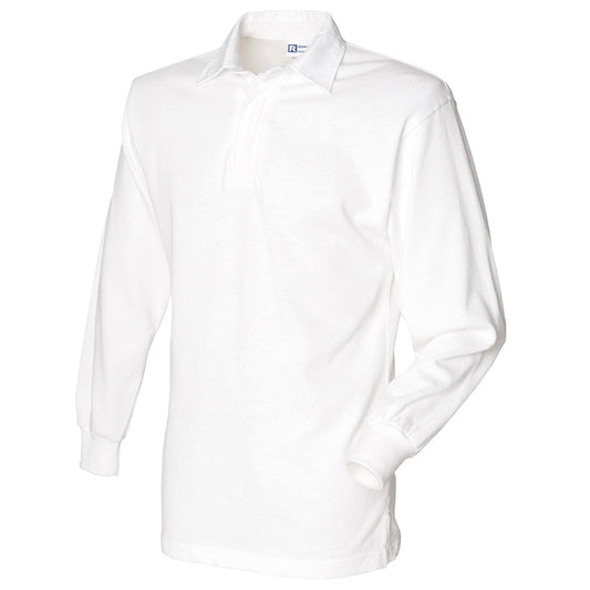 Long sleeve plain rugby shirt