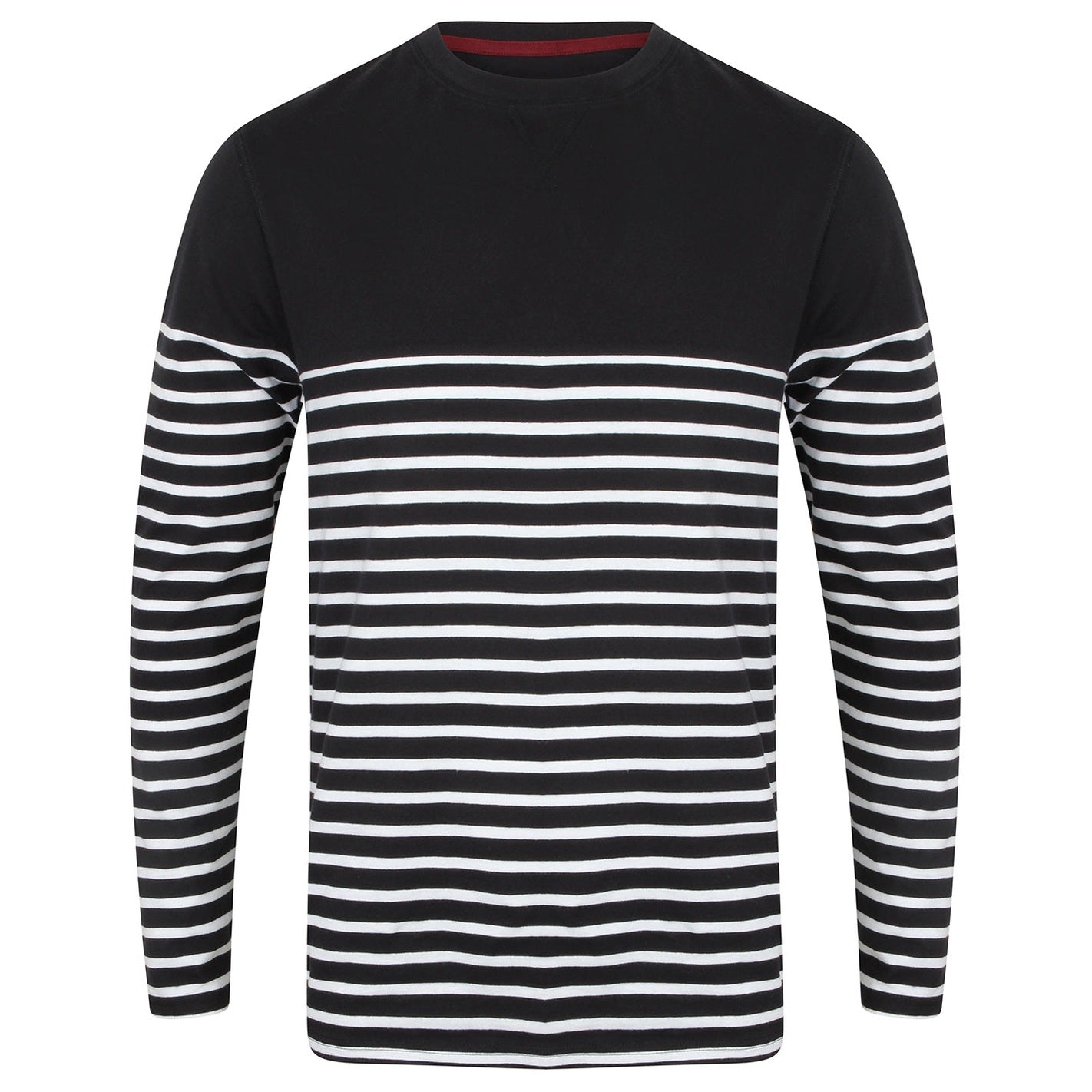 Long sleeve Breton striped T