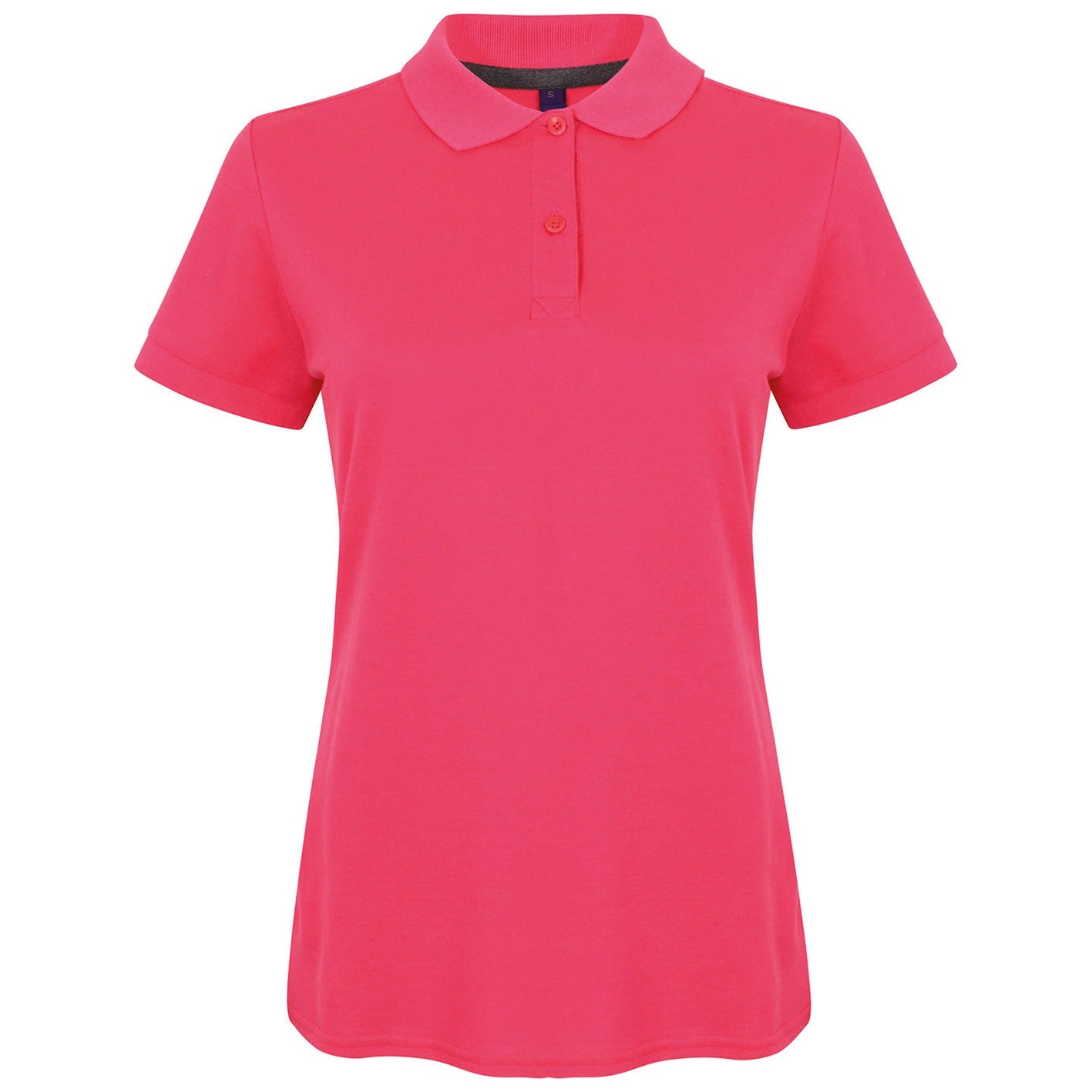 Women's micro-fine piqué polo shirt