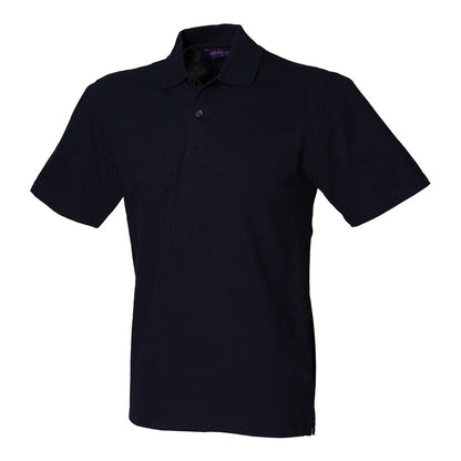 Stretch piqué polo shirt