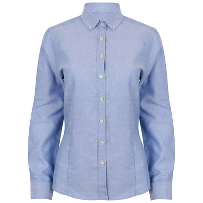 Women's modern long sleeve Oxford shirt