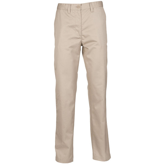 Women's 65/35 flat fronted chino trousers
