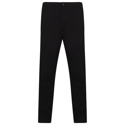 Stretch chinos with flex waistband 