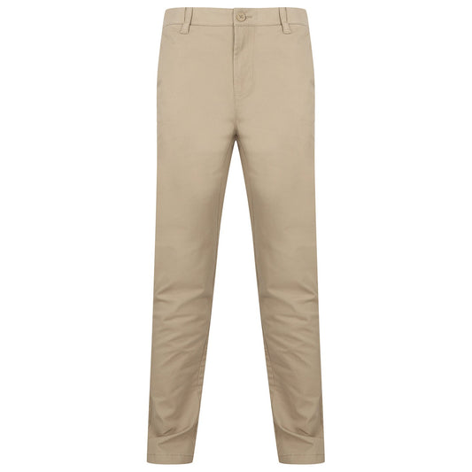 Stretch chinos with flex waistband 
