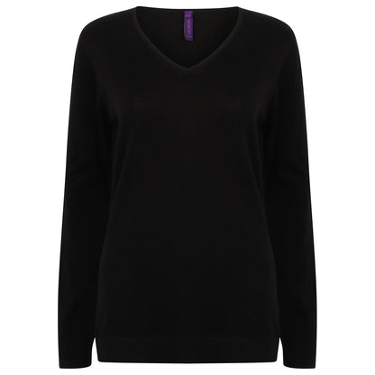 Women's 12 gauge v-neck jumper