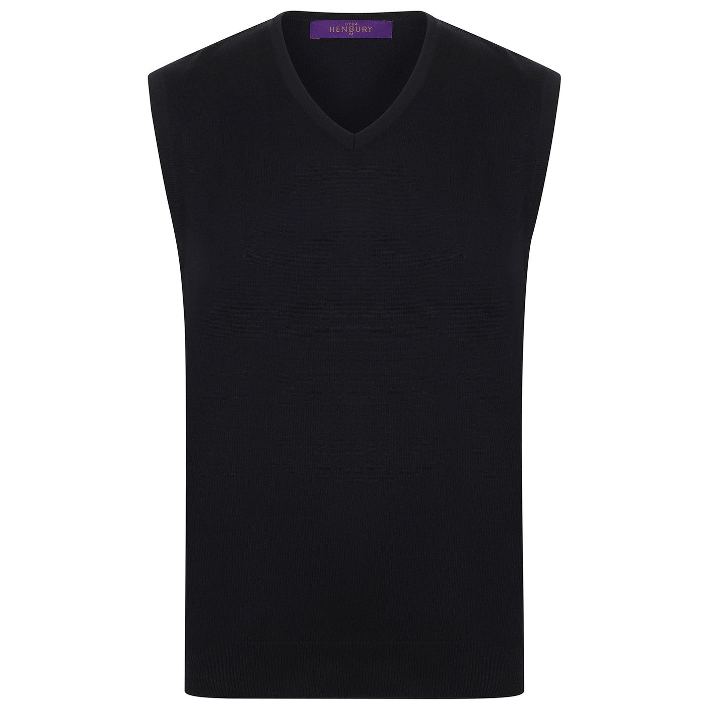 Sleeveless v-neck jumper