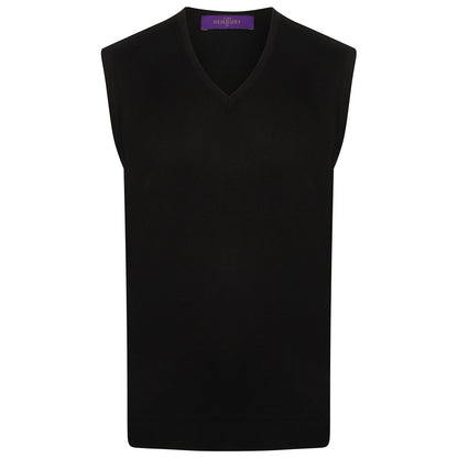 Sleeveless v-neck jumper