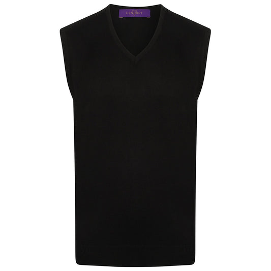 Sleeveless v-neck jumper