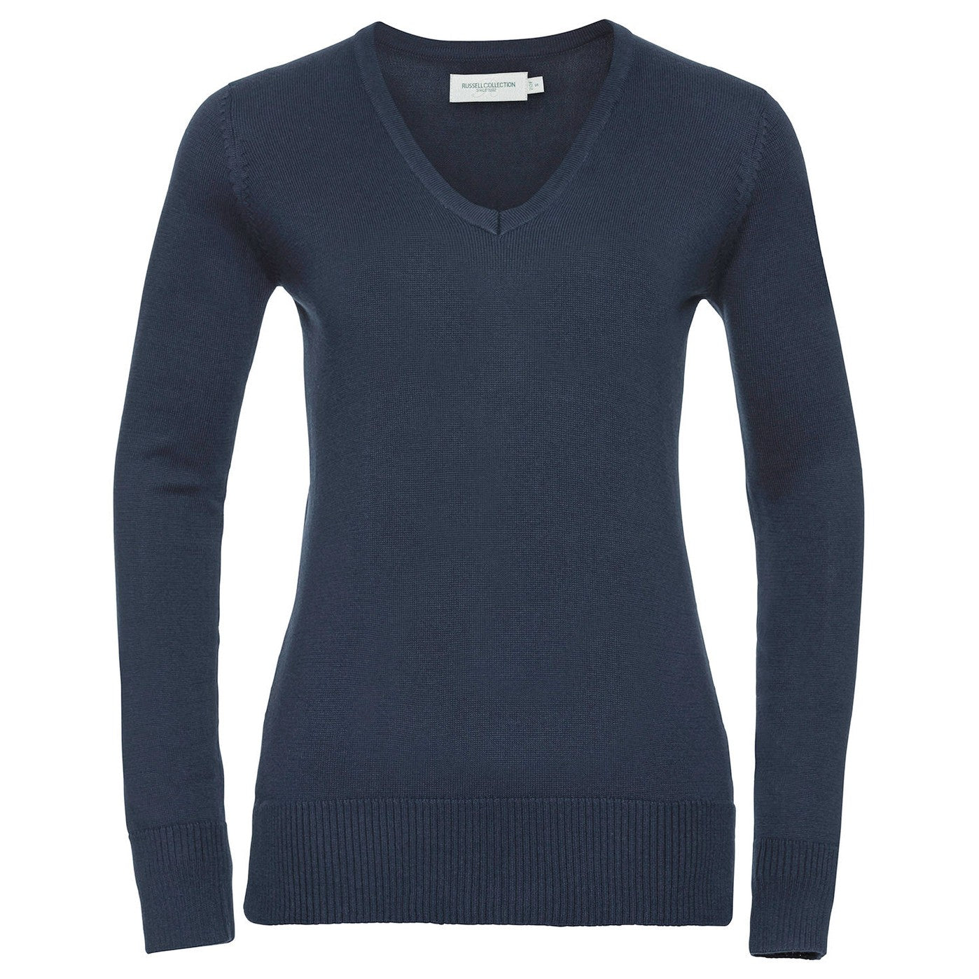 Women's v-neck knitted sweater