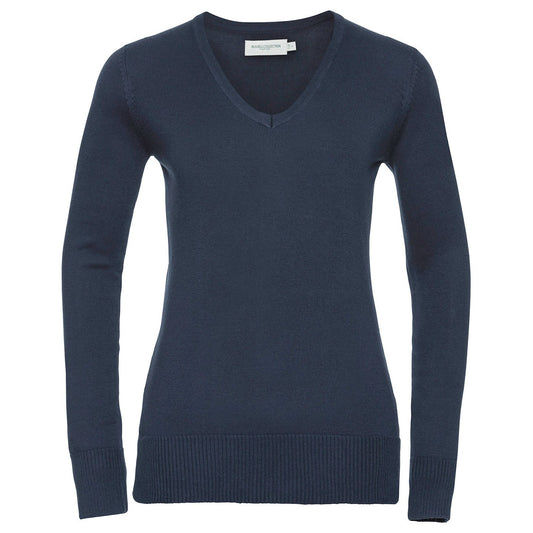 Women's v-neck knitted sweater