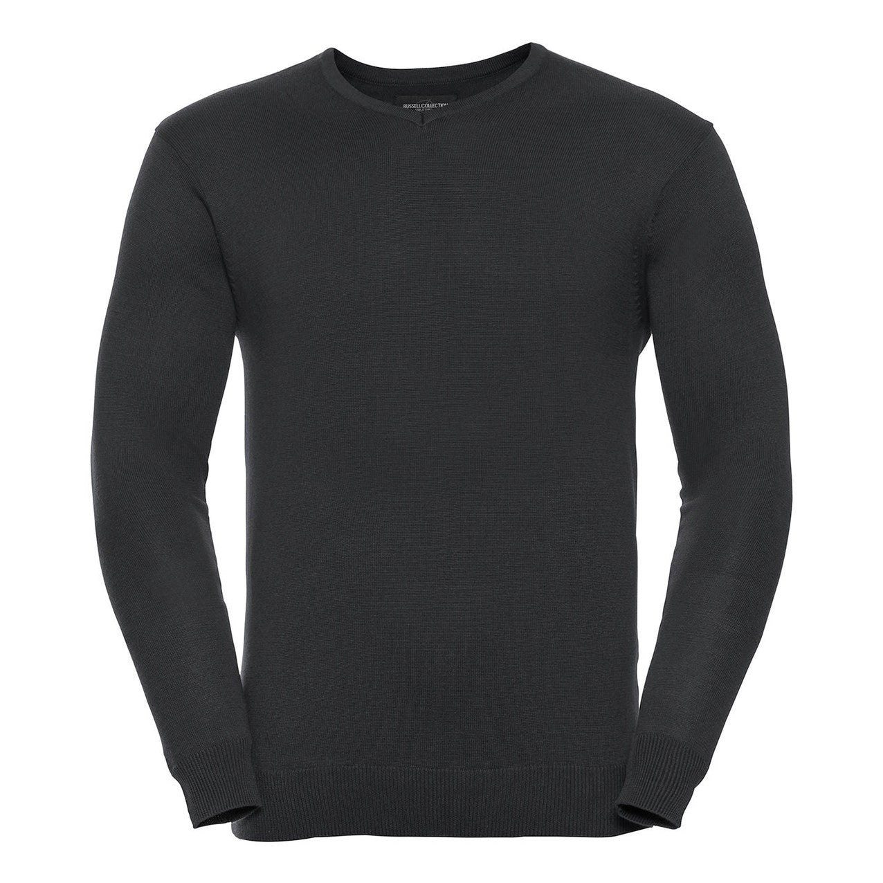 V-neck knitted sweater