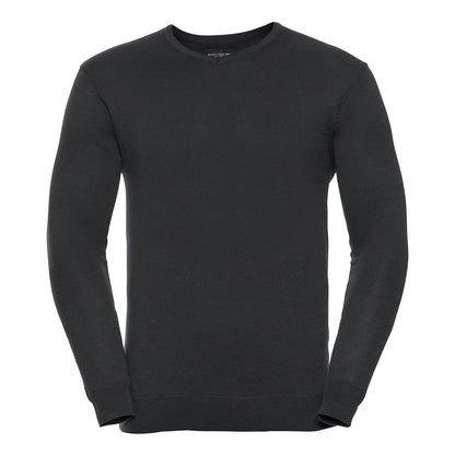 V-neck knitted sweater