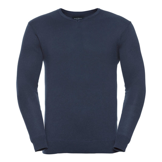 V-neck knitted sweater