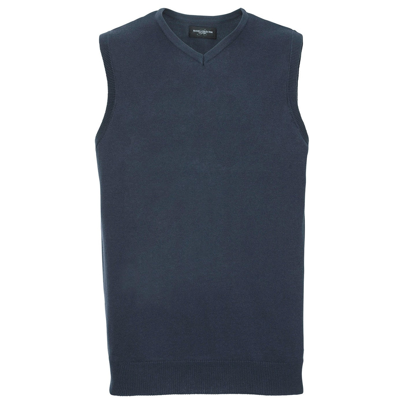 V-neck sleeveless knitted sweater