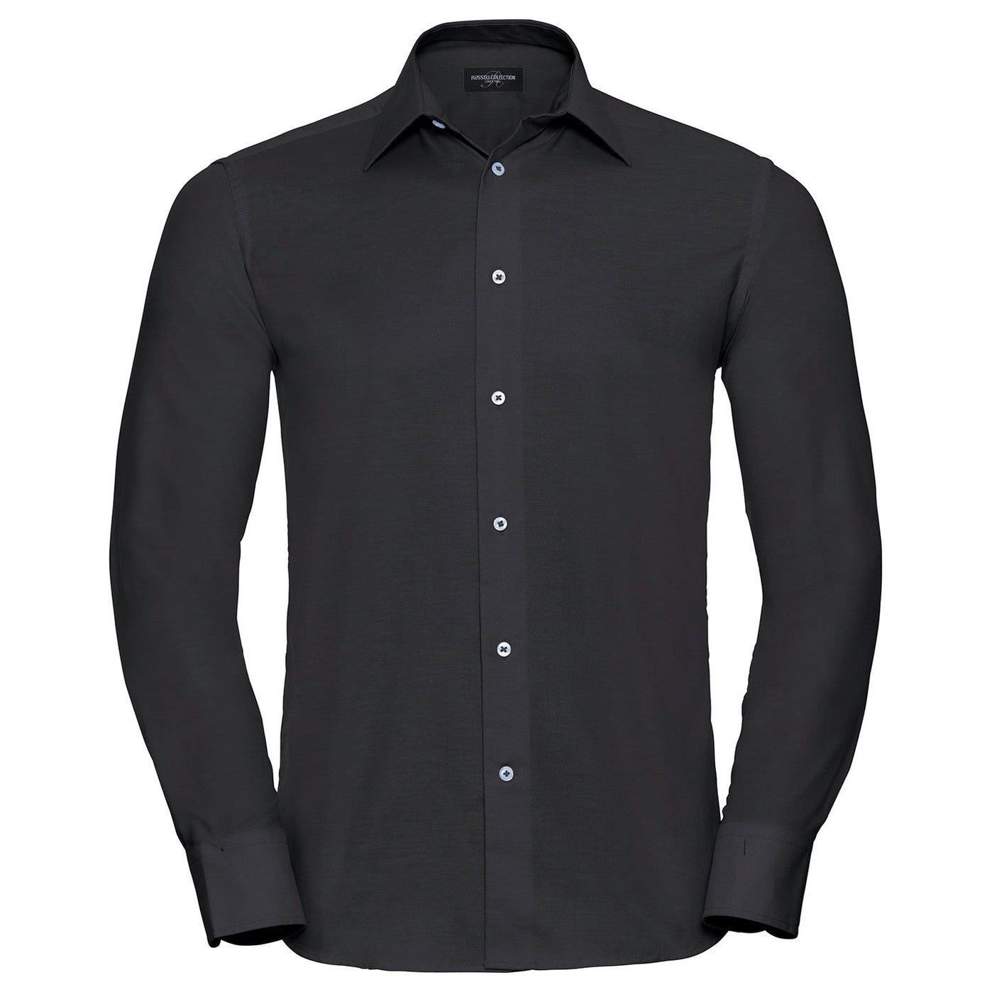 Long sleeve easycare tailored Oxford shirt