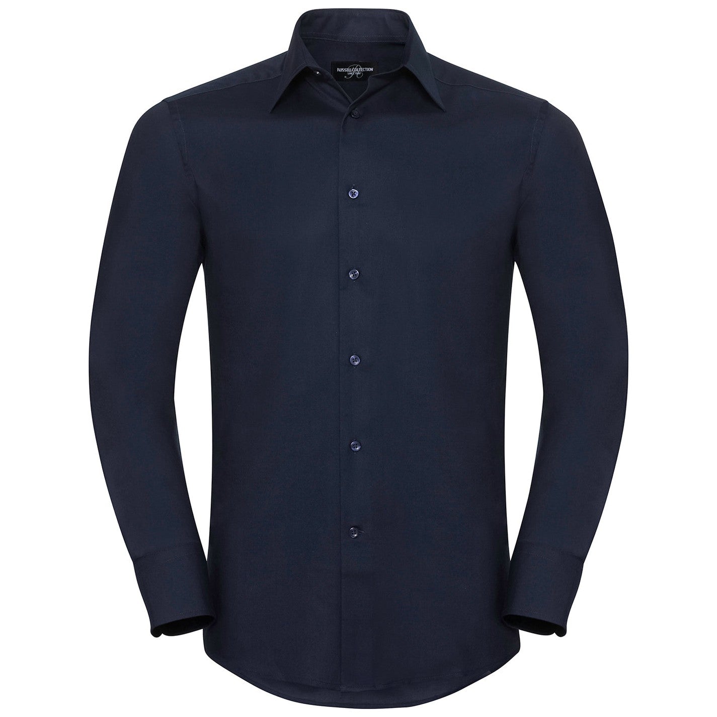 Long sleeve easycare tailored Oxford shirt
