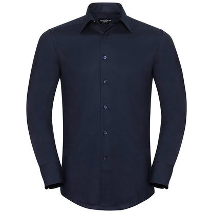 Long sleeve easycare tailored Oxford shirt