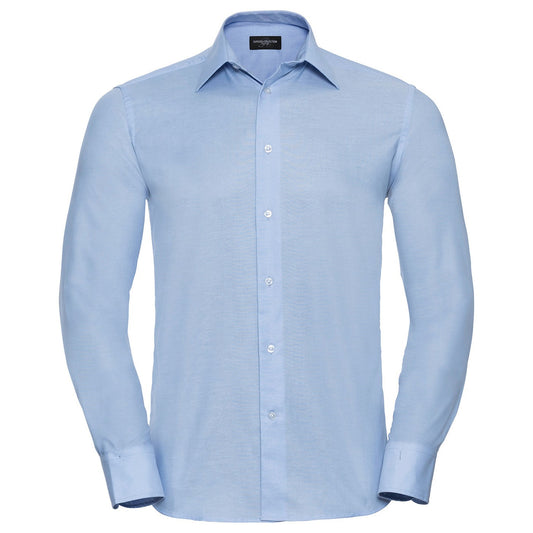 Long sleeve easycare tailored Oxford shirt