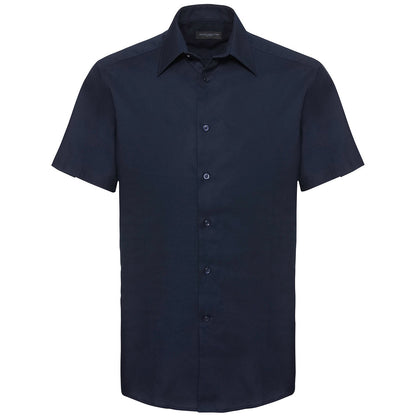 Short sleeve easycare tailored Oxford shirt