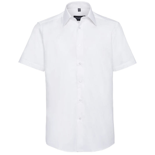 Short sleeve easycare tailored Oxford shirt