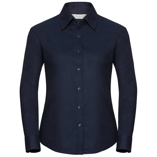 Women's long sleeve easycare Oxford shirt