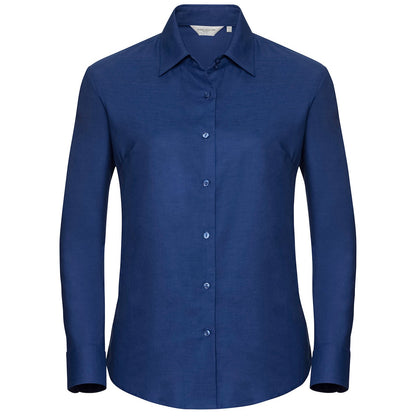 Women's long sleeve easycare Oxford shirt