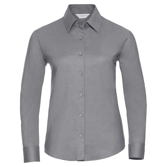 Women's long sleeve easycare Oxford shirt
