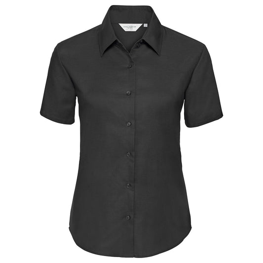 Women's short sleeve Oxford shirt