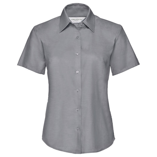 Women's short sleeve Oxford shirt