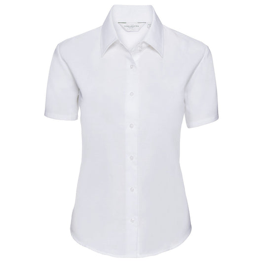 Women's short sleeve Oxford shirt