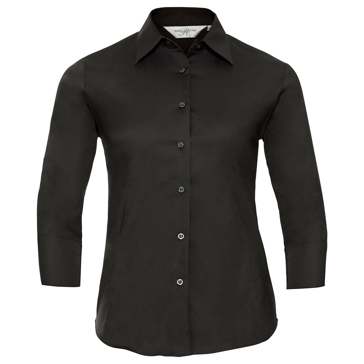 Women's ¾ sleeve easycare fitted shirt