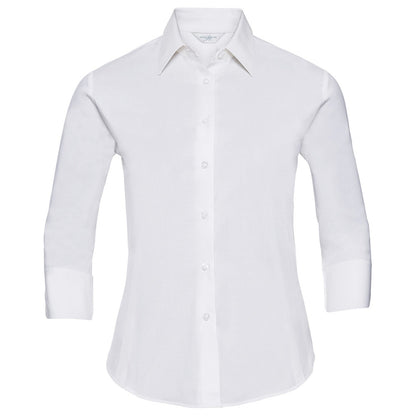 Women's ¾ sleeve easycare fitted shirt