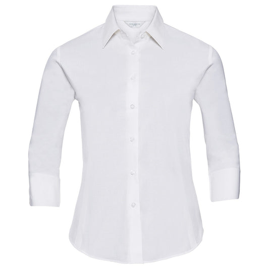 Women's ¾ sleeve easycare fitted shirt