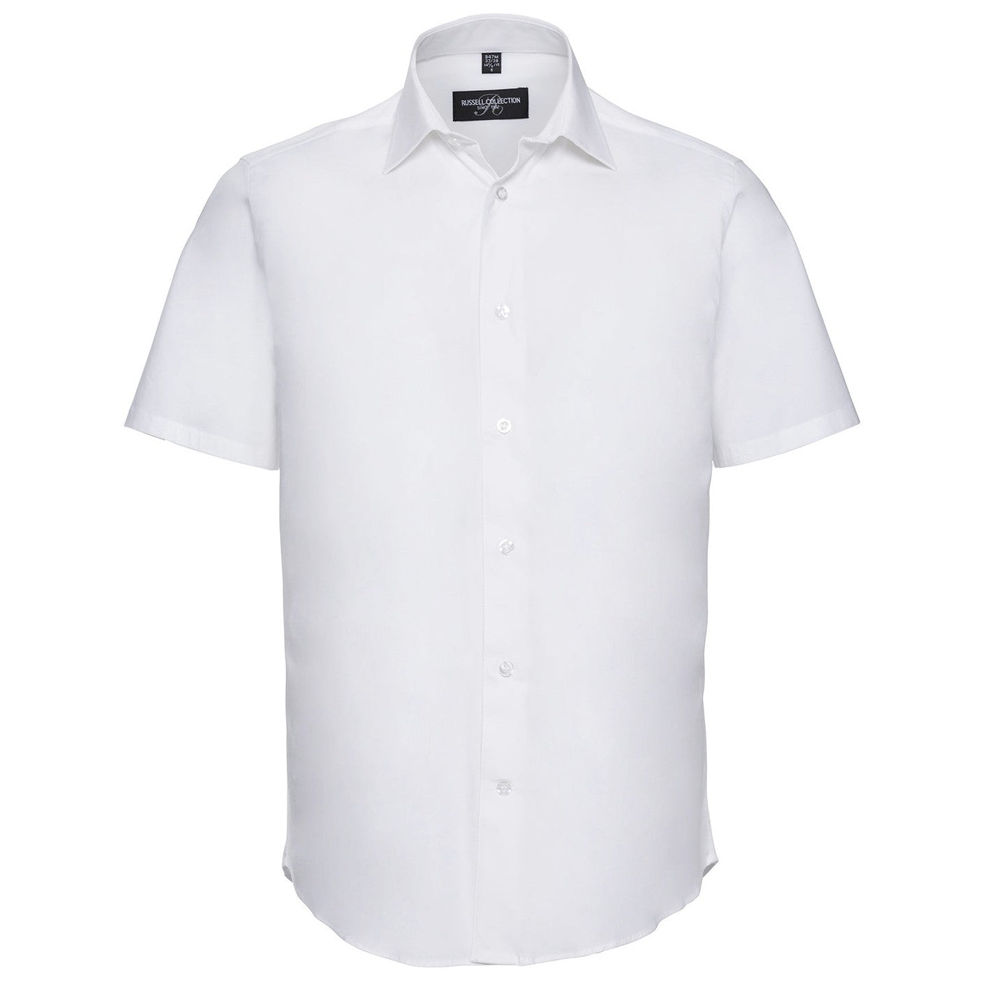 Short sleeve easycare fitted shirt