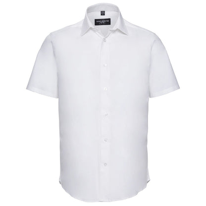 Short sleeve easycare fitted shirt