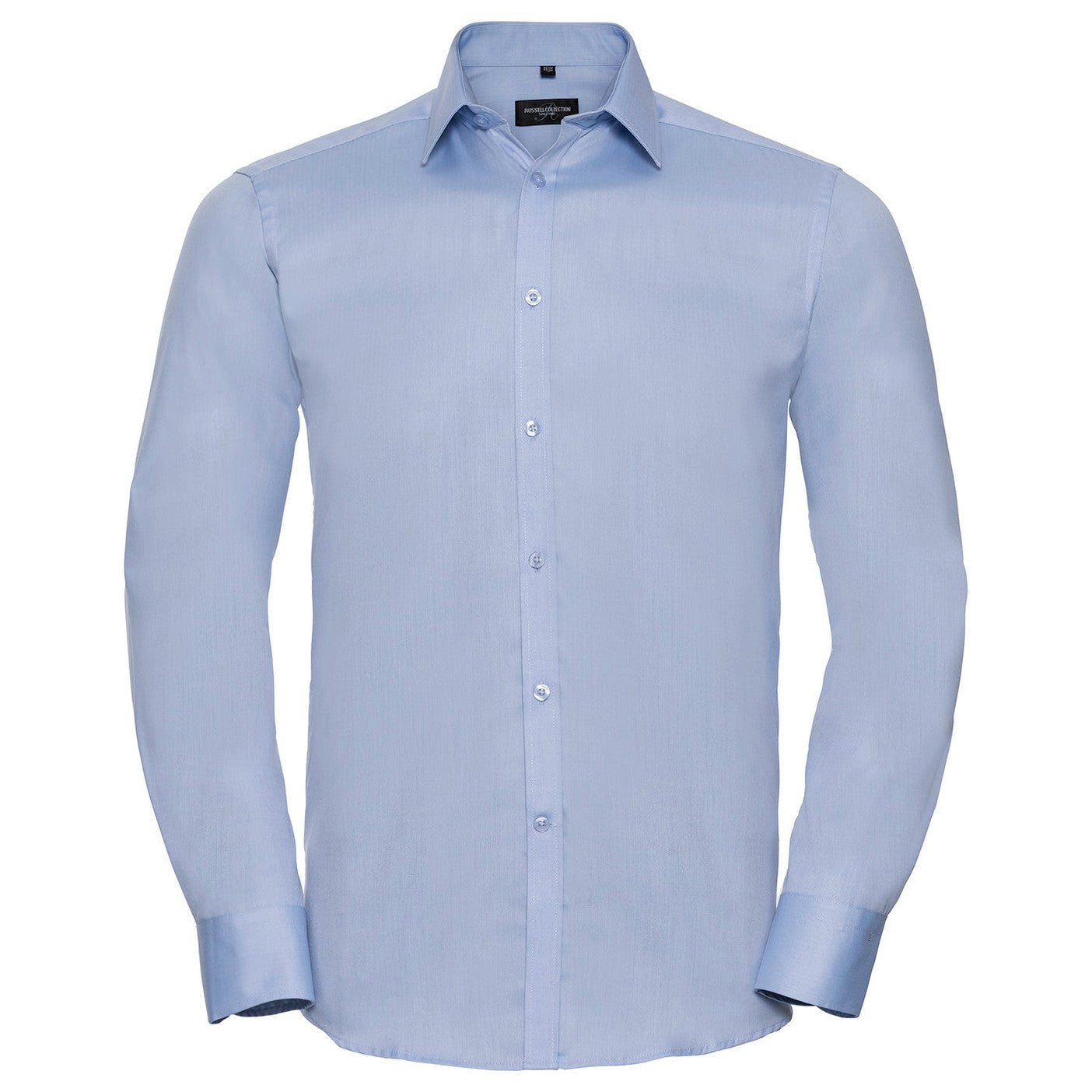 Long sleeve herringbone shirt
