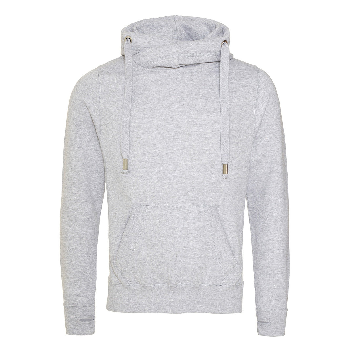 Cross neck hoodie