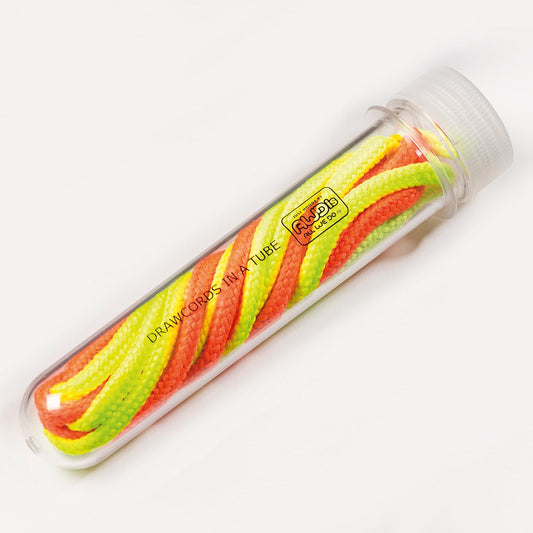Drawcords in a tube