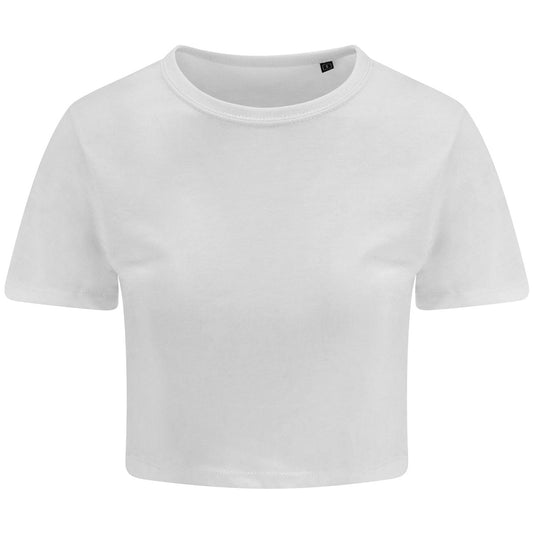 Women's triblend cropped T